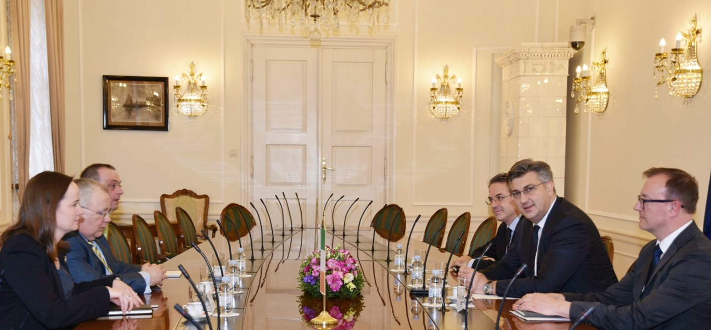 Predsjednik Vlade Plenković s predsjednikom Donjeg doma Parlamenta Irske  